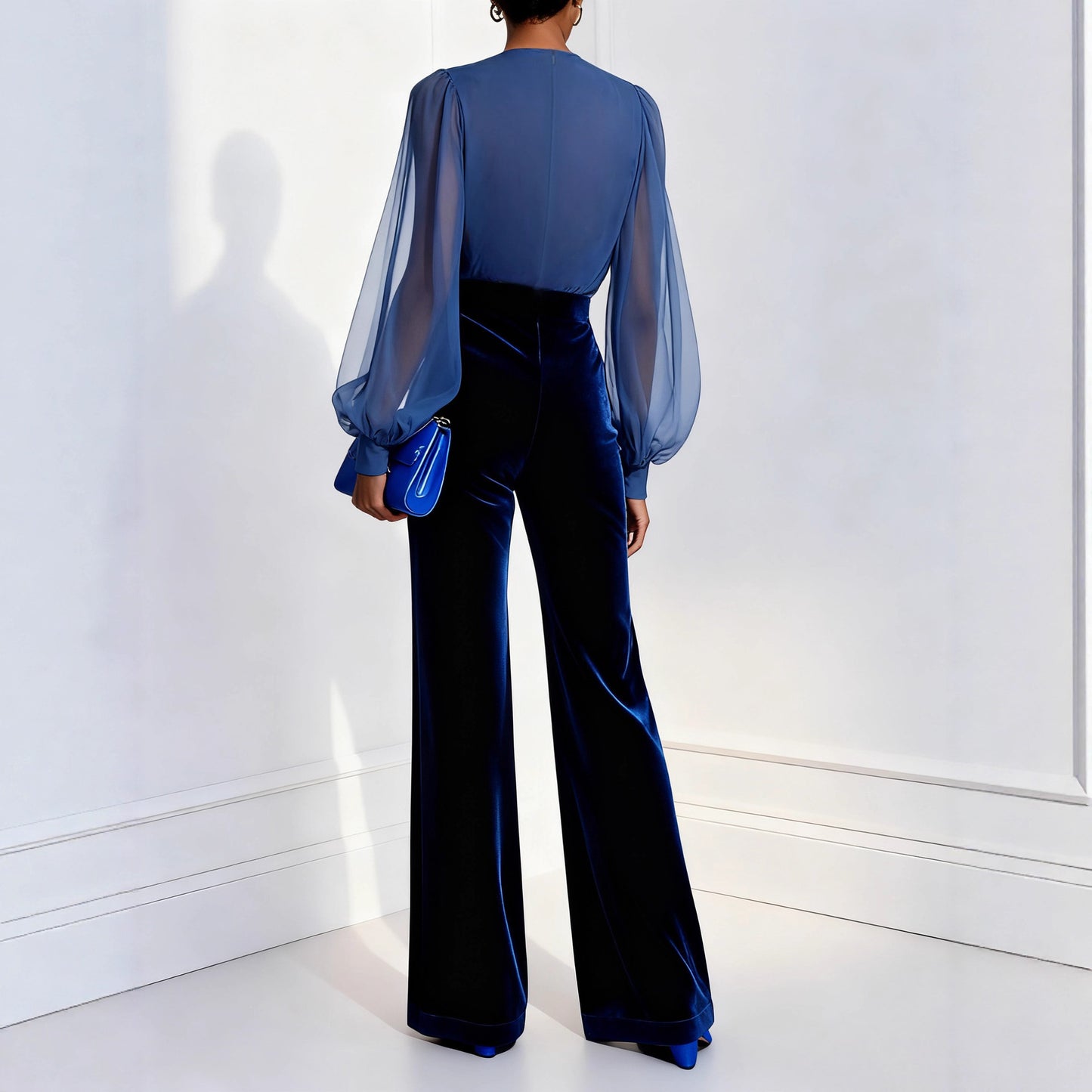 The Eleanor Velvet Jumpsuit