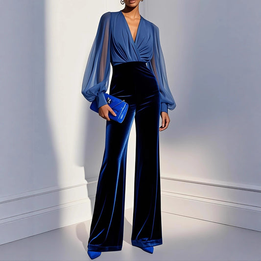 The Eleanor Velvet Jumpsuit