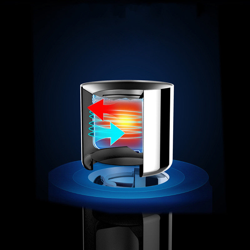 Intelligent Temperature Display 55 Degrees Fast Cooling Vacuum Cup 304 Stainless Steel CPU Creative Cooling Car Cup Water Bottle