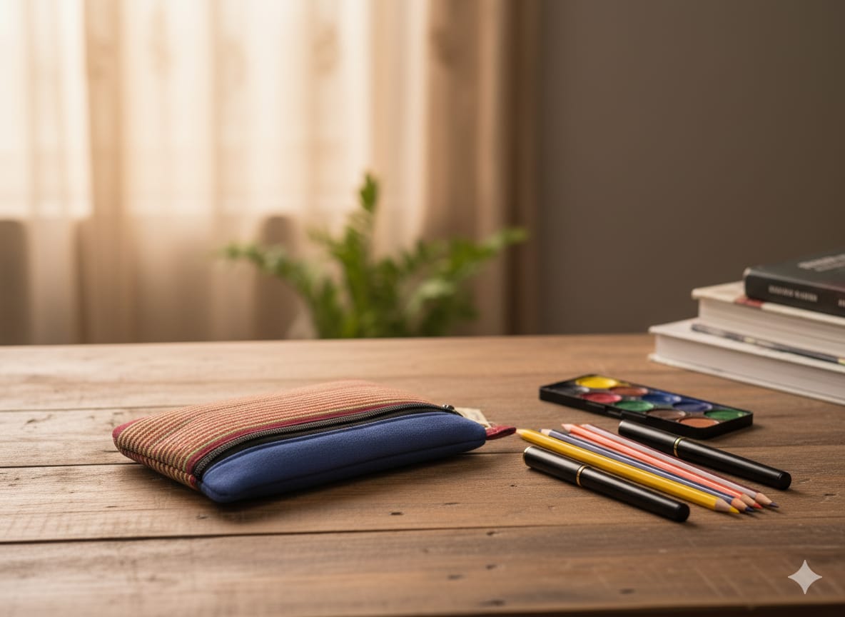 Artisan Stripe Utility Pouch