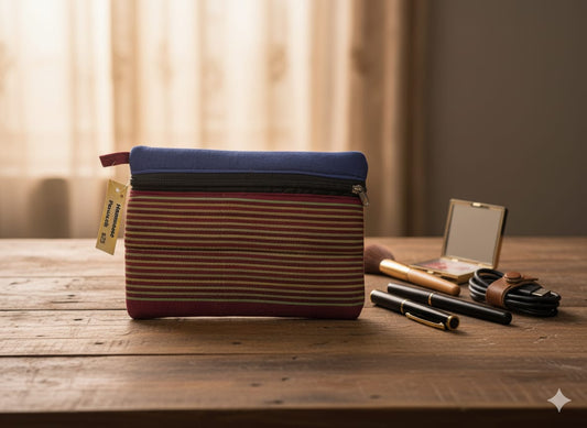 Artisan Stripe Utility Pouch