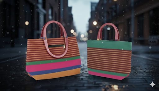 Casual Fabric Handbag – Trendy Everyday Carry Bag”