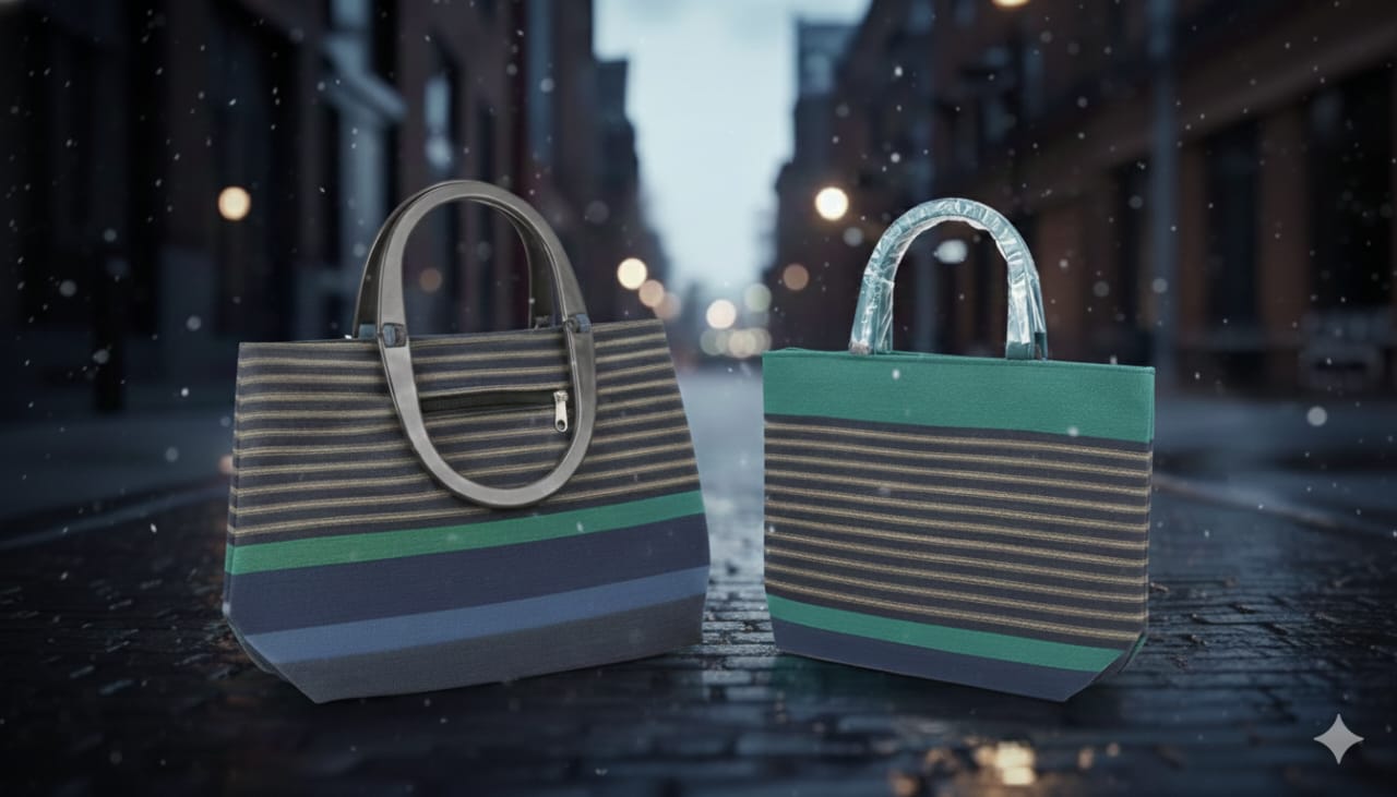 Casual Fabric Handbag – Trendy Everyday Carry Bag”